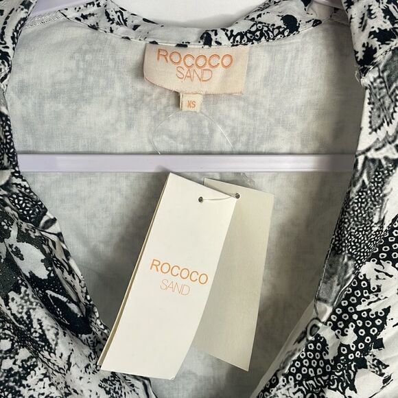 Rococo Sand Paola Shirt Twisted Knot in Multi-hue NWT! - Picture 5 of 13